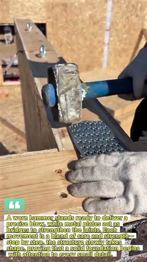 metal plate connection installation process.