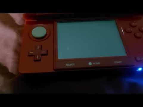 Nintendo 3DS Flame Red Console System working well