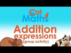 Cat Maths: Activity for addition expressions