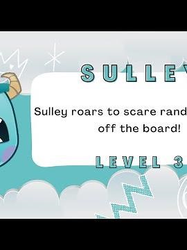 Disney Emoji Blitz - Sulley (Level 3) - Monsters, Inc. - Silver Emoji