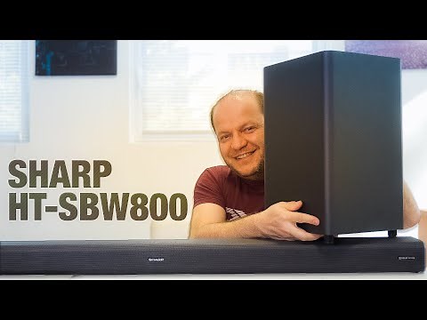 J'ai reçu l'incroyable barre de son Sharp HT-SBW800 5.1.2 Dolby Atmos 😍
