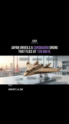 cardboard drone #futuretech #robotics #innovation #drones #aiartwork