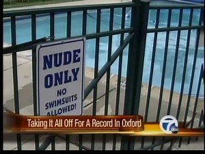 World Record Skinny Dipping