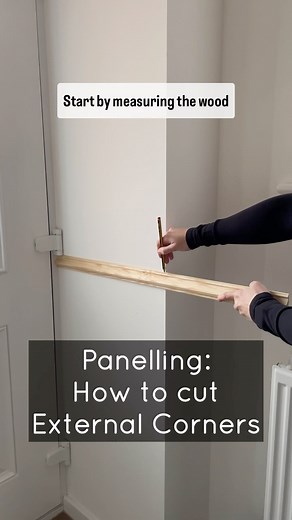 Hollie | My Durham Life & Finances | A throwback to my first ‘how to’ reel. Some simple steps for anyone new to panelling and trying to cut those corner angles for the first... | Instagram