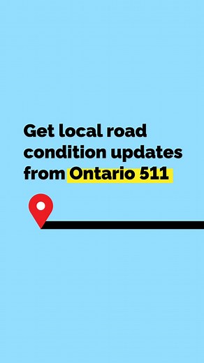 Don't let a detour take over your trip. Check Ontario 511 for road conditions and closure updates to know before you go. Check Ontario 511: ontario.ca/511 | Ontario Government