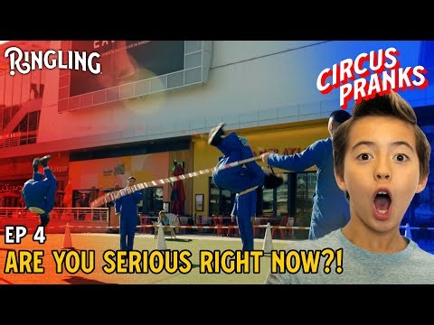 Ringling Pranks the Plaza: Janitors Reveal They're Circus Acrobats! | Ringling Circus Episode 4
