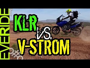 Kawasaki KLR 650 vs. Suzuki V Strom 650 DEATHMATCH! o#o