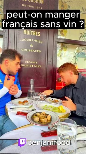 Le vin : indispensable au bistrot ? En Stream IRL FOOD tous les mercredis & samedis à 12h sur Twitch.tv/benjamfood