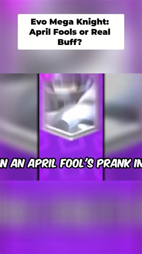 Mega Knight's got some *new* moves! This April Fool's prank is too good. #ClashRoyale #AprilFools #Gamer #MobileGaming #Prank