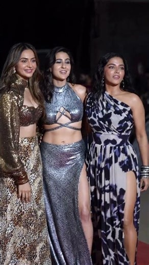 Rakulpreet Singh Sara Ali Khan and Wamiqa Gabbi spotted #wamiqagabbi #saraalikhan #rakulpreethsingh