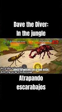 Catching Beetles in Dave the Diver: In the Jungle #davethediver #platinum #achievements