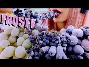 ASMR Frozen Grapes MOONDROP | Eating Sounds | No Talking 먹방