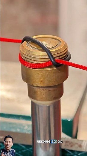 A Simple String Trick to Install a Rubber Ring Perfectly #SmartDIY #GarageHack #ToolTrick