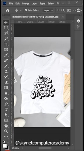 T-Shirt Mockup Design in Photoshop 🔥 | Place Design on T-Shirt (Smart Object Tutorial) #photoshop