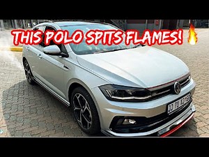 This Polo 1.0TSi R-line 2022 spits flames! | Downpipe Exhaust Sound