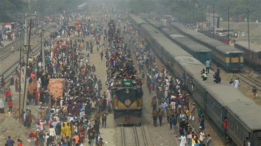 Serenity meets chaos over Dhaka: Contrasting aerial imagery - Worldwide