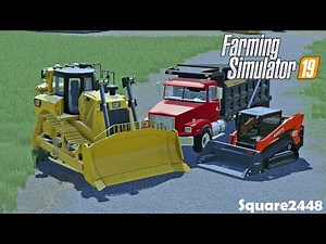 Building Road in New Development! | Construction | Kubota Skidsteer | Cat Equipment | FS19