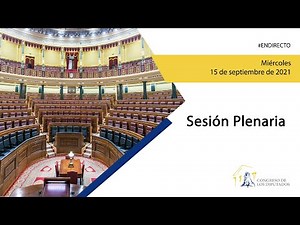 Sesión Plenaria (15/09/2021)
