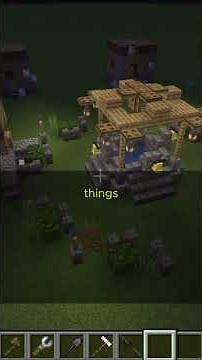 I Built a FORGOTTEN VILLAGE In Minecraft #minecraft #shorts