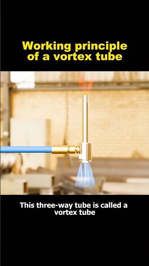 Working principle of a vortex tube #knowledge #sports