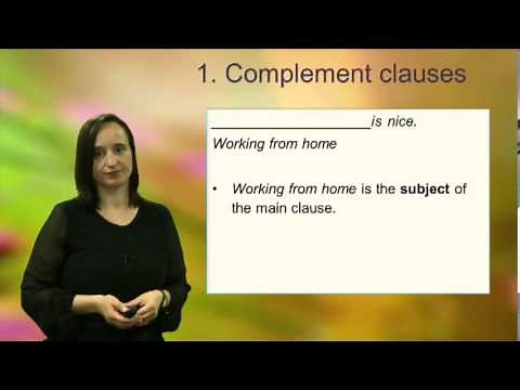 Types of subordination