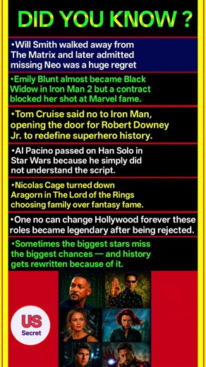 Biggest Casting Mistakes in Hollywood History 🎬