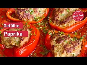 Gefüllte Paprika mit Hackfleisch | Einfach, würzig und Köstlich
