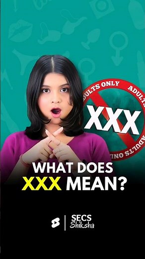What does XXX mean? 🫢 #shorts #viral #shortsvideo