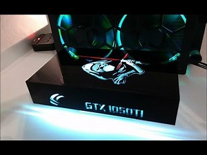 Kylo Ren RGB Backplate Asus 1050Ti Phoenix
