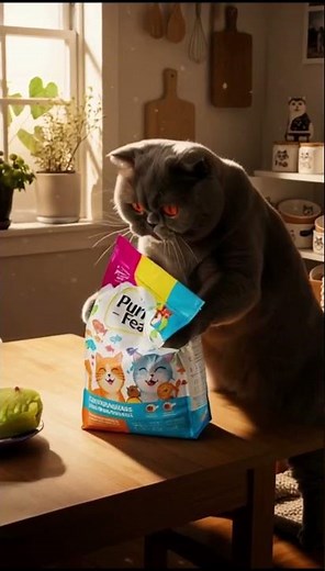 Cat Drama Food Explosion!