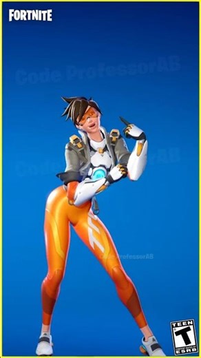 Fortnite Gnarly Emote Tracer Skin Thicc 🍑😜 Overwatch Collab 😱🔥