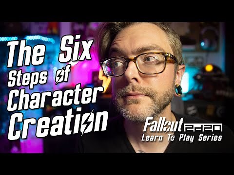 Fallout 2d20: The 6 Steps of Character Creation. Learn to Play Series TTRPG Modiphius