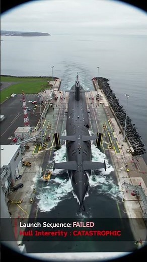 Epic Submarine Launch Failure Simulation! #shorts