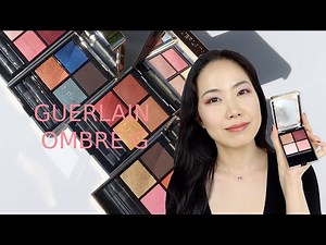 GUERLAIN OMBRES G EYESHADOW QUADS REVIEW & TRY ON