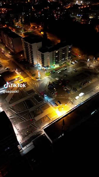 🌙 Hyperlapse cercle by night 🌓 #dronevideo #droneshot #dronefootage #drone #cinematic
