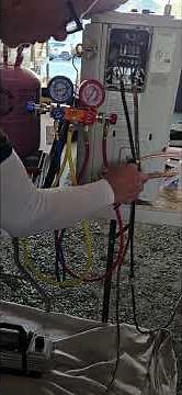 mini split.. how to pull refrigerant back into outside unit to be able to move the unit