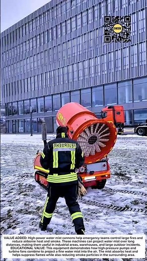 High-Power Water Mist Cannon for Fire Control #9work