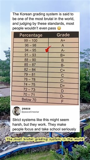 The most brutal grading system in the world #funny #memes #shortsfeed