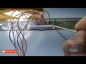 Como adaptar qualquer display na tv Samsung 32" smart