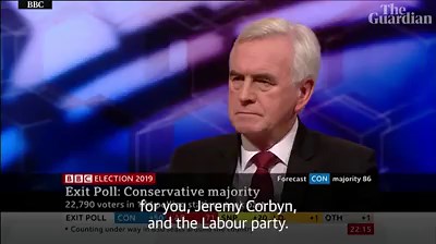 58K views · 229 reactions | Exit polls, first results and the biggest winners and losers – here's how 'the most important election in a generation' unfolded overnight as it became clear the Conservative party was headed for a strong majority while Labour faced its worst result in decades. | The Guardian | Facebook