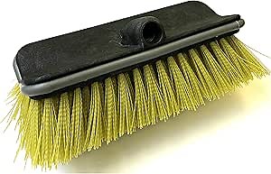 DOCA Scrub Brush Attachment for Long Handle Extension Pole - Outdoor Broom and Scrubbing Brush for House Floor, Deck, Patio, Car - Hard Brush