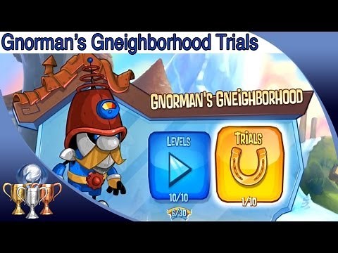 Peggle 2 - All 10 Gnorman's Gneighborhood Trials Walkthrough (Gnorman's World) Grounded Achievement