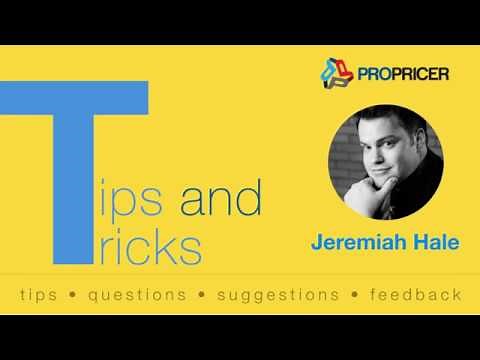 ProPricer Tips & Tricks - Use Templates for a Quick Start on Pricing New Proposals