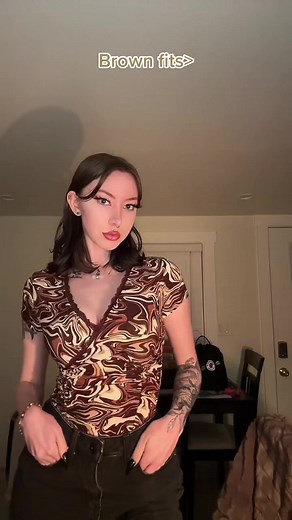 If im not wearing black im wearing brown #outfitinspo #outfitinspiration #brownoutfits #fashiontiktok #fashiontok #grwm #fashioninspo