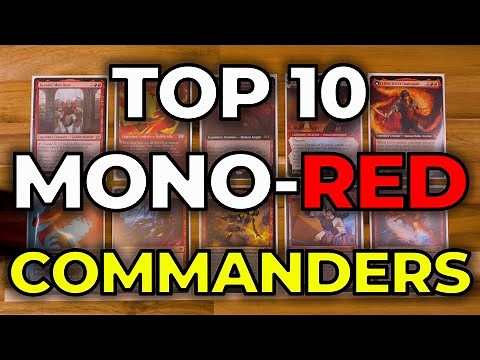 How to Dominate Your Commander Table – Top 10 Mono-Red Commanders
