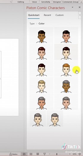 Comic characters in #PowerPoint 🤡 #PPT #officetips #learnontiktok #PowerPointNight #teachertechtips #tiktokteachers