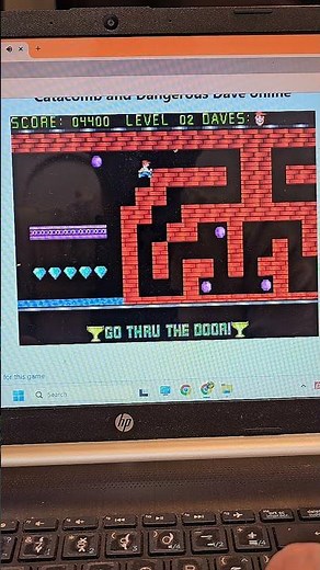 Dangerous Dave Dos game online gameplay