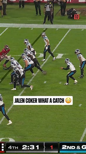 One-score game thanks to this grab 👀 CARvsTB on ESPN/ABC Stream on #NFLPlus and ESPN App | NFL