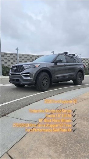 Lifted 2020 Ford Explorer ST #explorerst #liftedexplorer #traxda