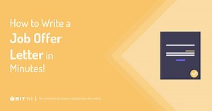 How to Write a Job Offer Letter: Definition, Format & Free Template